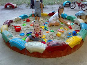 Декорирование детской площадки
