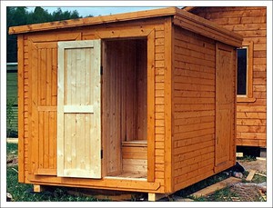 Хозблок из бытовки своими руками фото 764