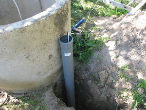 Схема водопровода с использованием колодца
