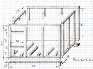 Как построить будку - схема 