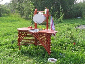 Уличный рукомойник на дачу